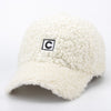 Baseball Cap For Women C Letter Hip Hop Caps Winter Velvet Ladies Hat-Women's Caps-Arimonz-Arimonz