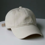 Baseball Cap for Women Fashion Solid Snapback Hat Baseball Sun Cap-Hats-Arimonz-Beige-Arimonz