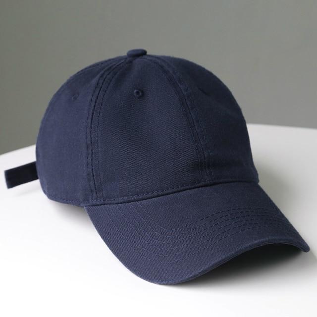 Baseball Cap for Women Fashion Solid Snapback Hat Baseball Sun Cap-Hats-Arimonz-Navy-Arimonz