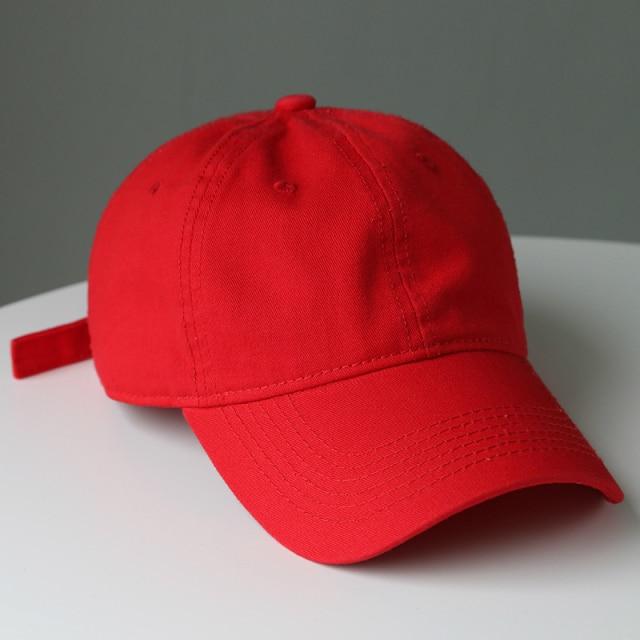 Baseball Cap for Women Fashion Solid Snapback Hat Baseball Sun Cap-Hats-Arimonz-Red-Arimonz