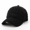 Baseball Cap For Women Paris Letter Hip Hop Cap Faux Mohair Velvet Hat-Women's Caps-Arimonz-Arimonz