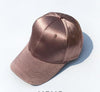 Baseball Cap Hat For Women Satin Sold Baseball Cap Snapback Casual Cap-Hats-Arimonz-brown-Arimonz