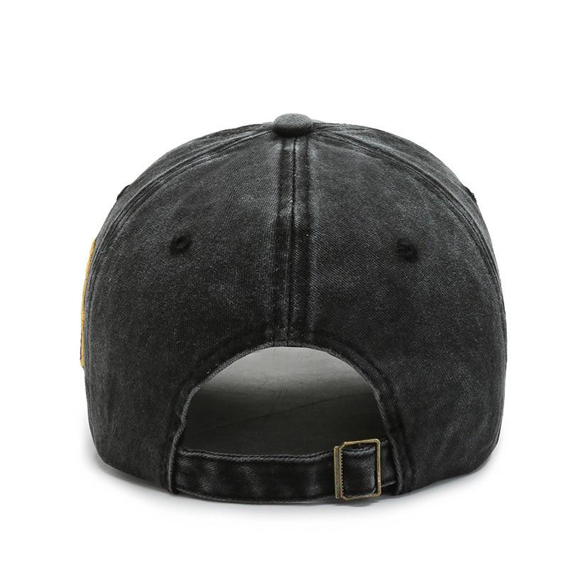 Baseball Cap Snapback Letter Embroidery Vintage Outdoor Baseball Hat-Hats-Arimonz-Arimonz