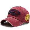 Baseball Cap Snapback Letter Embroidery Vintage Outdoor Baseball Hat-Hats-Arimonz-Red-Arimonz