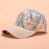 Baseball Cap Women Flower Embroidery Sun Hats Adjustable Snapback-Women's Caps-Arimonz-Arimonz