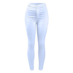 Basic White High Waist Skinny Jean-Skinny Jeans-Arimonz-XS-Arimonz