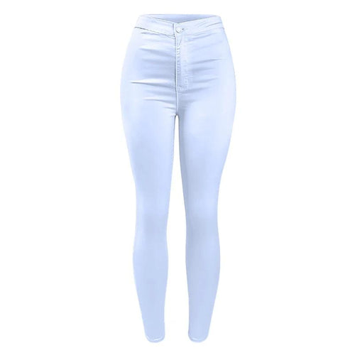 Basic White High Waist Skinny Jean-Skinny Jeans-Arimonz-XS-Arimonz