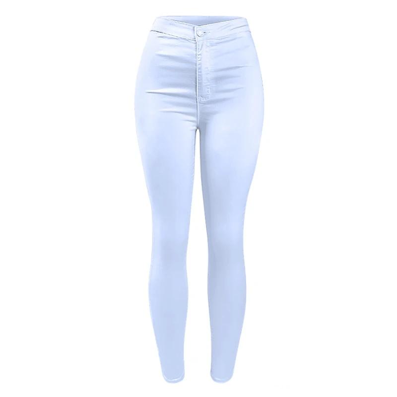 Basic White High Waist Skinny Jean-Skinny Jeans-Arimonz-XS-Arimonz