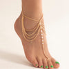 Beach Barefoot Sandal Jewelry Elegant Chain Link Anklet Bracelet-Anklets-Arimonz-Arimonz