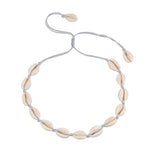 Beach Seashell Choker Beaded Necklace-Necklaces-Arimonz-12-Arimonz