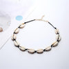 Beach Seashell Choker Beaded Necklace-Necklaces-Arimonz-Arimonz