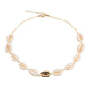 Beach Seashell Choker Beaded Necklace-Necklaces-Arimonz-19-Arimonz