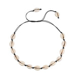 Beach Seashell Choker Beaded Necklace-Necklaces-Arimonz-2-Arimonz