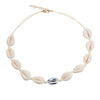 Beach Seashell Choker Beaded Necklace-Necklaces-Arimonz-20-Arimonz