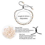 Beach Seashell Choker Beaded Necklace-Necklaces-Arimonz-Arimonz