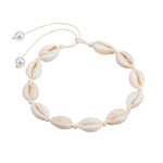 Beach Seashell Choker Beaded Necklace-Necklaces-Arimonz-8-Arimonz