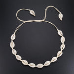 Beach Seashell Choker Beaded Necklace-Necklaces-Arimonz-Arimonz