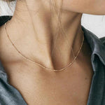 Bead Chain Necklace Choker Necklace Chain Necklace For Women-Necklaces-Arimonz-Arimonz