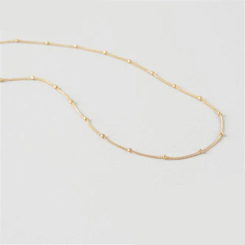 Bead Chain Necklace Choker Necklace Chain Necklace For Women-Necklaces-Arimonz-Arimonz