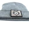 Beanie Wolf Embroidery Winter Hats Knitted Beanies For Women-Hats-Arimonz-Arimonz