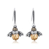 Bee Drop Earrings for Women Lovely Fine Jewelry-Earrings-Arimonz-Arimonz