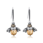 Bee Drop Earrings for Women Lovely Fine Jewelry-Earrings-Arimonz-Arimonz