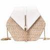 Bella Handmade Woven Rattan Bag-Handbags-Arimonz-White-Arimonz