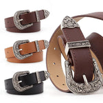 Belts - Carved Pin Buckle Belt