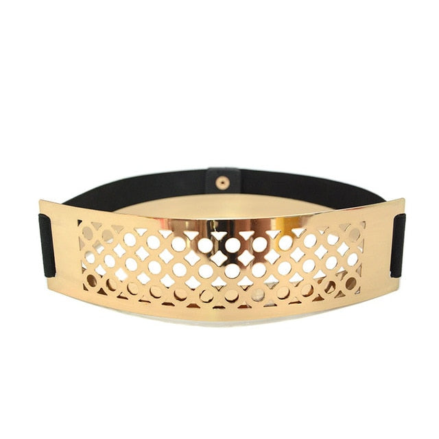 Belts For Woman Gold Silver Brand Belt Classy Elastic 5 Colors Belt-Belts-Arimonz-Style 1 gold-M-Arimonz