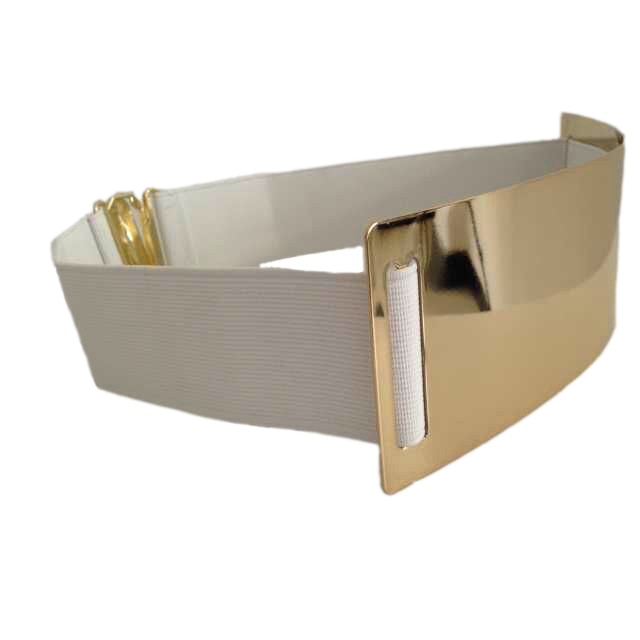 Belts For Woman Gold Silver Brand Belt Classy Elastic 5 Colors Belt-Belts-Arimonz-Style 4 white gold-M-Arimonz
