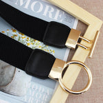 Belts - Round Buckle Elastic Belt