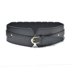 Belts - Vintage Buckle Wide Elastic Belt