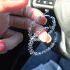 Big Circle Round Hoop Earrings-Earrings-Arimonz-Arimonz