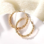 Big Circle Round Hoop Earrings-Earrings-Arimonz-Gold-Arimonz
