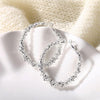 Big Circle Round Hoop Earrings-Earrings-Arimonz-Silver-Arimonz