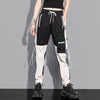 Big Pockets Cargo Pants Women High Waist Loose Streetwear Pants-Pants-Arimonz-Black- Design 8-S-Arimonz