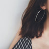 Big Round Hoop Earrings-Earrings-Arimonz-Arimonz