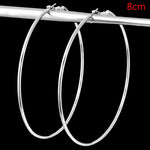 Big Round Hoop Earrings-Earrings-Arimonz-Arimonz