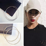 Big Round Hoop Earrings-Earrings-Arimonz-Arimonz