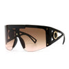 Big Sunglasses Against Wind Sand Box Connected Sunglasses-Sunglasses-Arimonz-Black Tan Pink-No glasses box-Arimonz