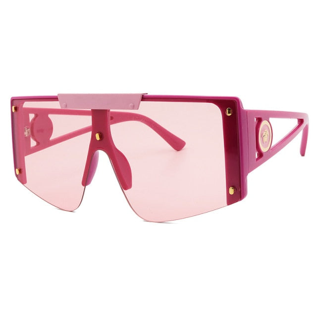 Big Sunglasses Against Wind Sand Box Connected Sunglasses-Sunglasses-Arimonz-Pink-No glasses box-Arimonz