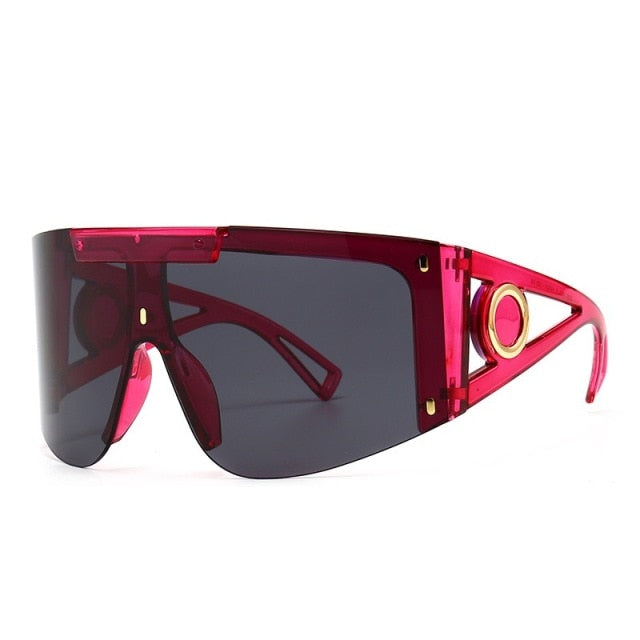 Big Sunglasses Against Wind Sand Box Connected Sunglasses-Sunglasses-Arimonz-Red Black Grey-No glasses box-Arimonz