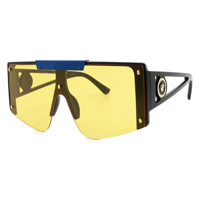Big Sunglasses Against Wind Sand Box Connected Sunglasses-Sunglasses-Arimonz-Yellow Red Black-No glasses box-Arimonz
