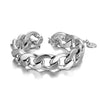 Big Thick Chain Bracelets For Women Chain Link Bracelet Bangle-Braceletes-Arimonz-Steel color-Arimonz
