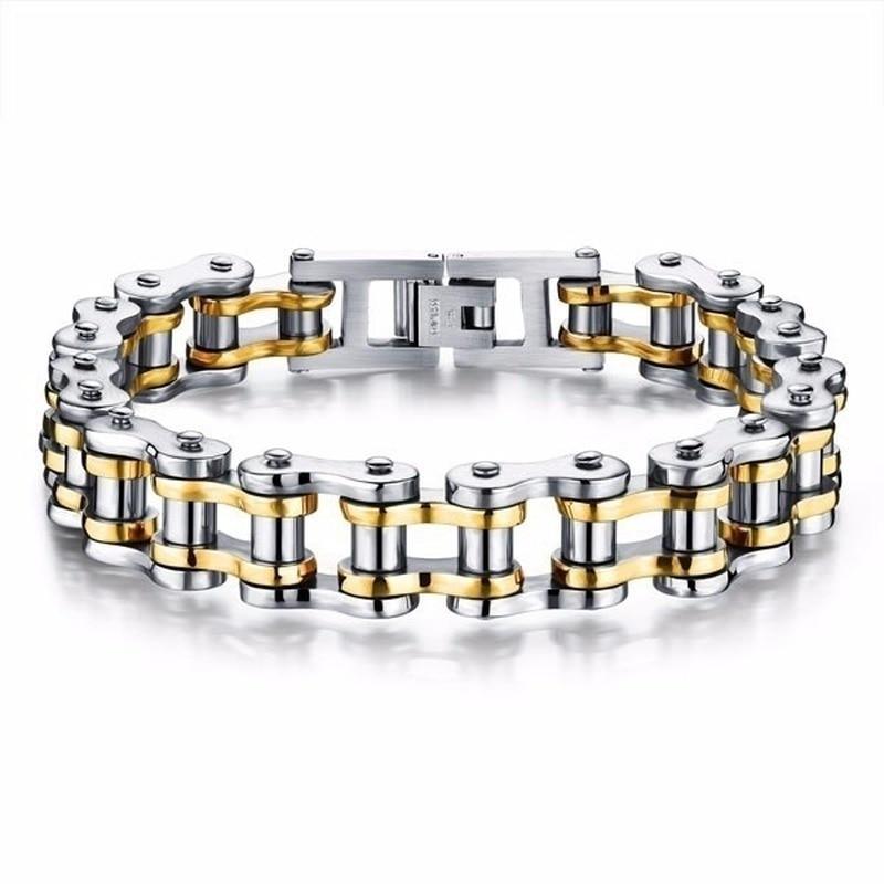 Biker Chain Bracelet Bracelet Link Chain Fashion Bangles Jewelry-Braceletes-Arimonz-Arimonz
