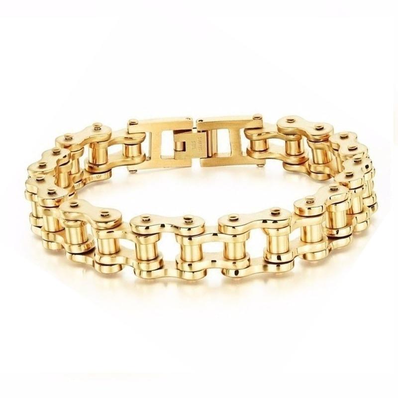 Biker Chain Bracelet Bracelet Link Chain Fashion Bangles Jewelry-Braceletes-Arimonz-Arimonz