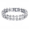 Biker Chain Bracelet Bracelet Link Chain Fashion Bangles Jewelry-Braceletes-Arimonz-Silver-Arimonz