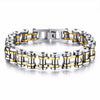 Biker Chain Bracelet Bracelet Link Chain Fashion Bangles Jewelry-Braceletes-Arimonz-Silver Gold-Arimonz