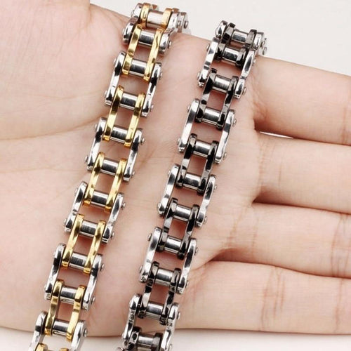 Biker Chain Bracelet Bracelet Link Chain Fashion Bangles Jewelry-Braceletes-Arimonz-Arimonz