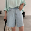Biker Shorts Women Cotton Denim Shorts Jeans High Waist Cool Shorts-Denim Shorts-Arimonz-Arimonz